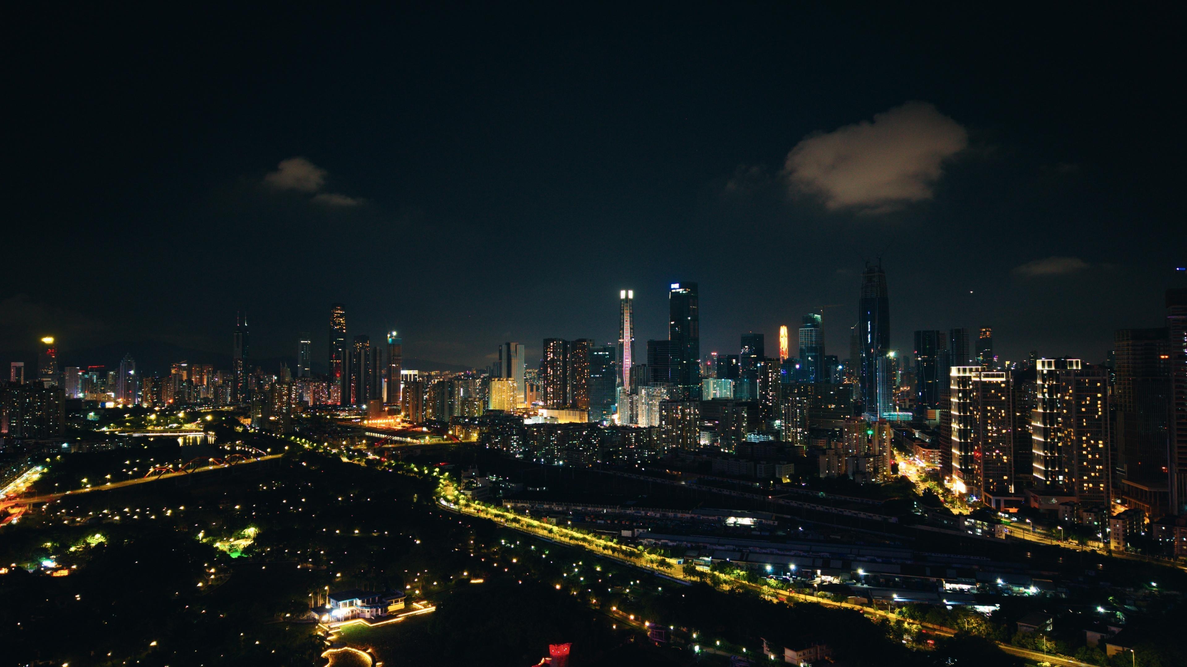 罗湖确实比较老了好多车anycar夜色城市影像记 ​​​