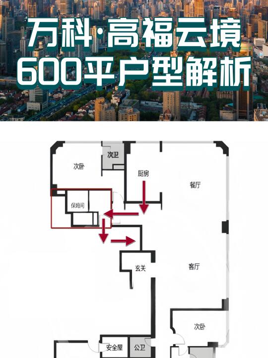 高福云境600平超级大平层户型长什么样？