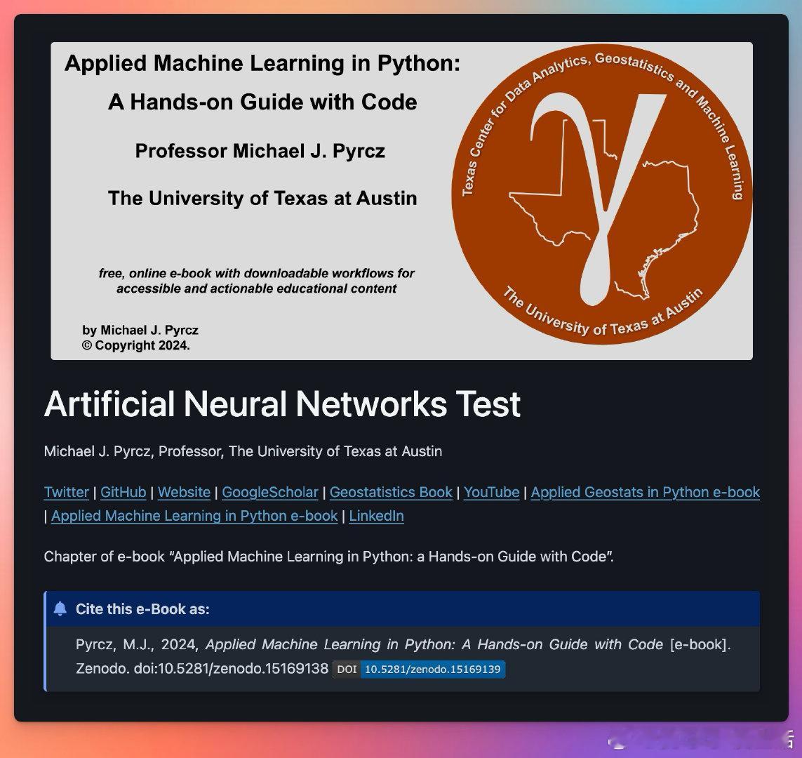 免费电子书《Artificial Neural Networks Test》Mi