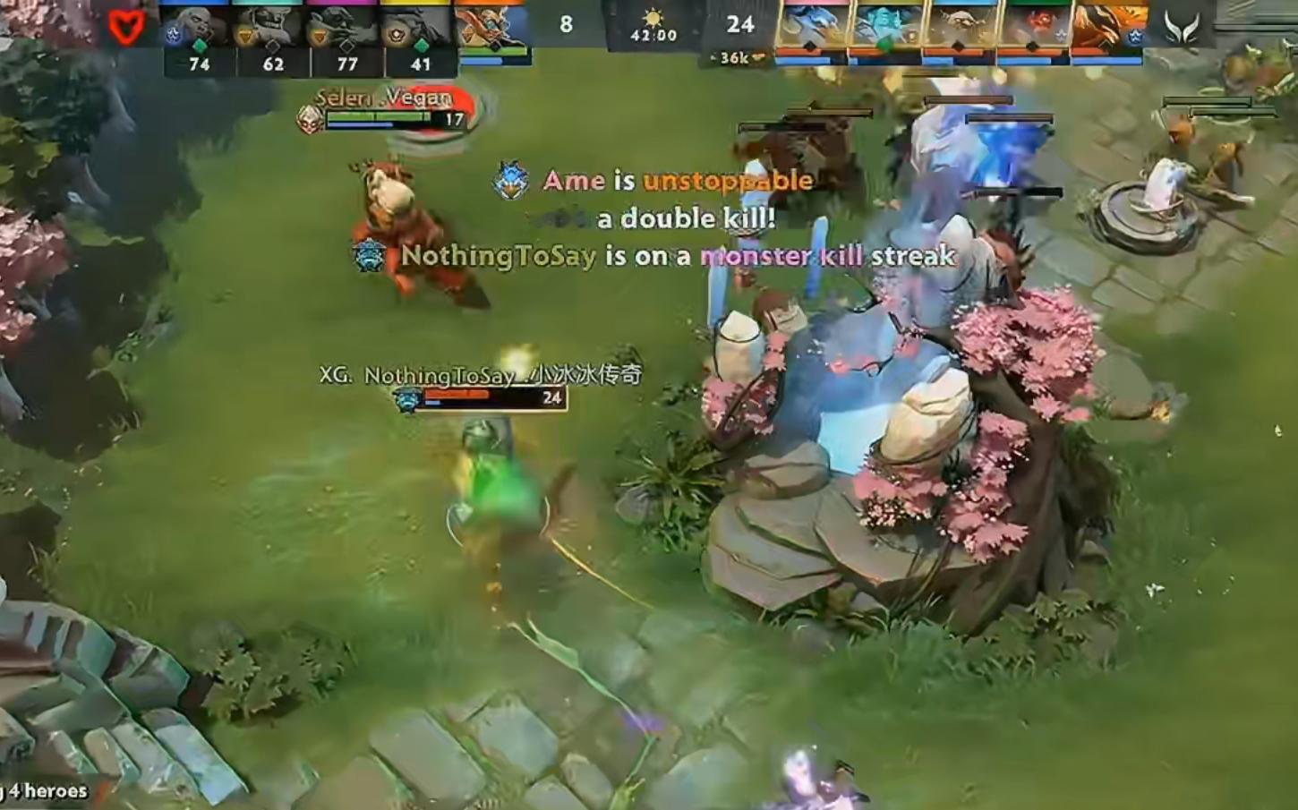 XG第一局战胜强敌Mouz，这样队伍的战绩就来到了8-5，即便Spirit（已经