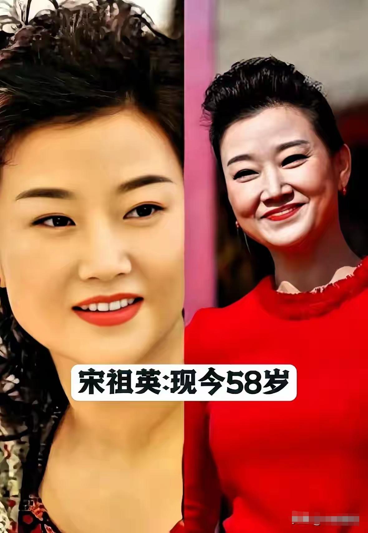 老一辈歌唱家今昔对比，年轻时个个芳华绝代，眉眼间满是光彩。岁月流转，时光在容颜上