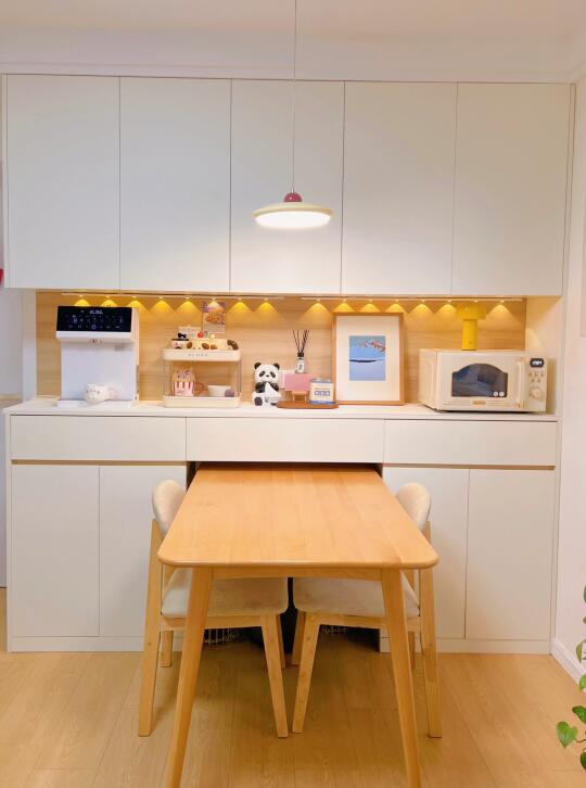 抄作业✔️小户型餐边柜➕管线机，省空间还实用