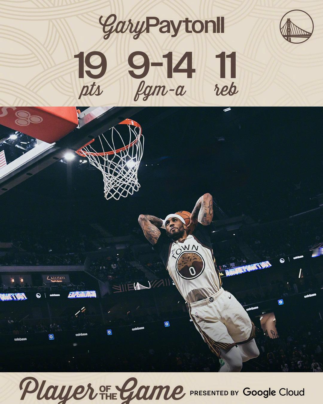 佩顿二世赛季得分新高19分！ 