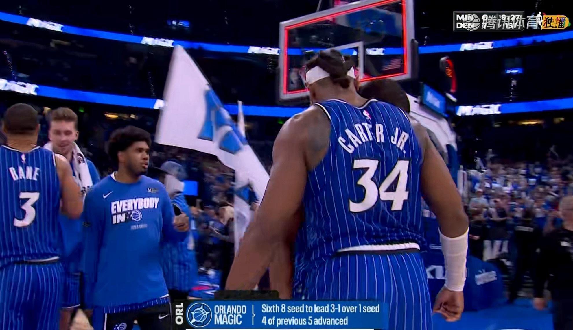 魔术3-1活塞，拿到赛点！黑八就差1场！ 