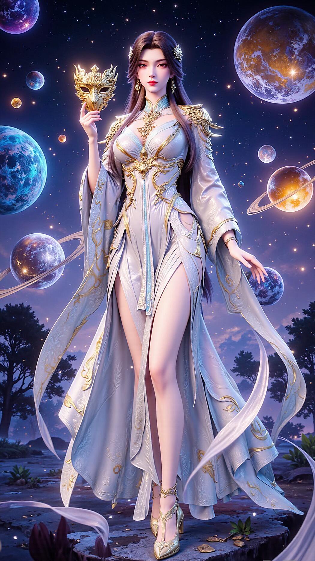 一眼沦陷的神级美图完美世界里的狠人大帝强势救场。 国漫女神 国漫推荐 完美世界狠