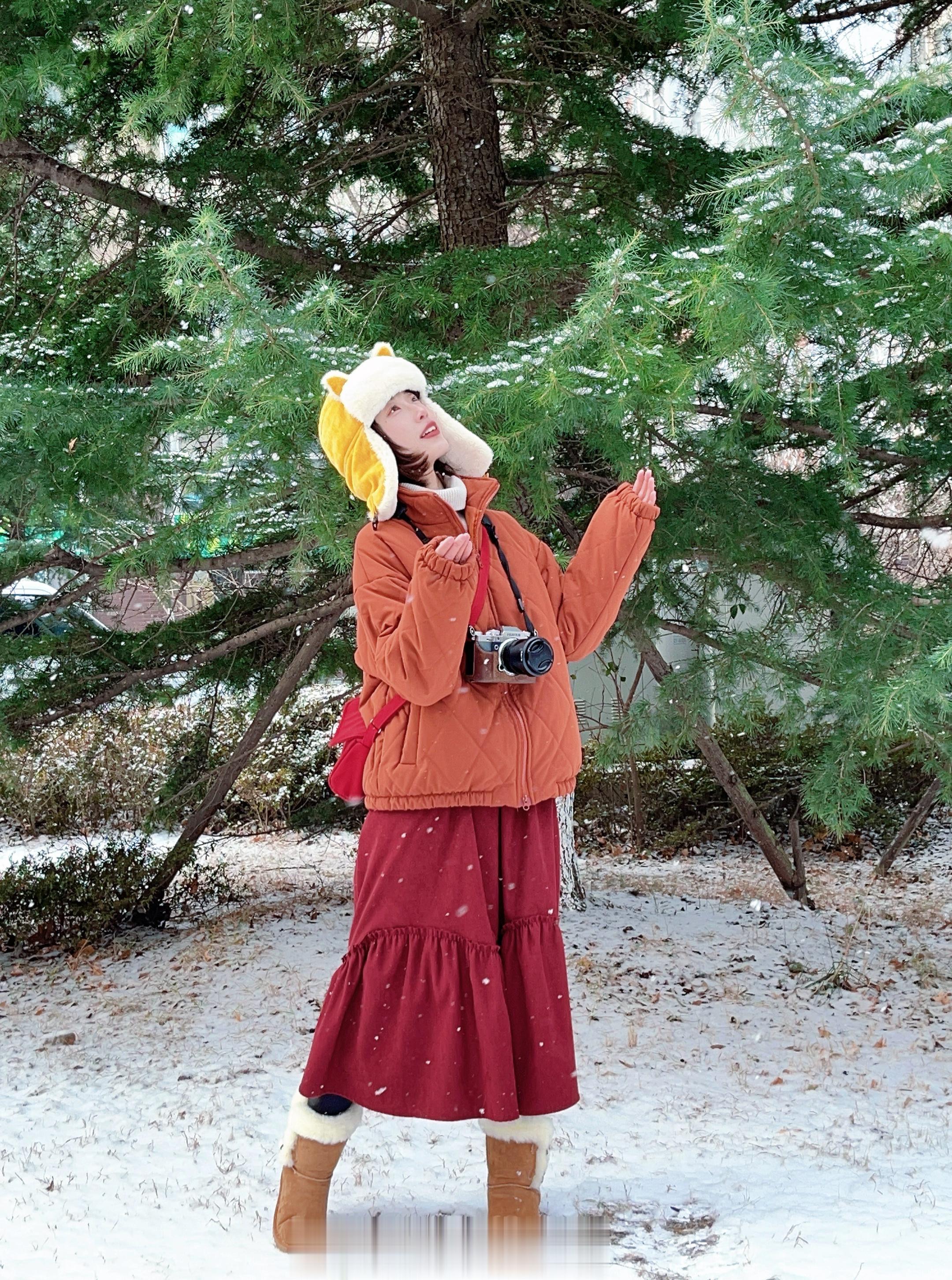 青岛下雪了！！提前过圣诞！！#100张年度旅行照片#  ​​​