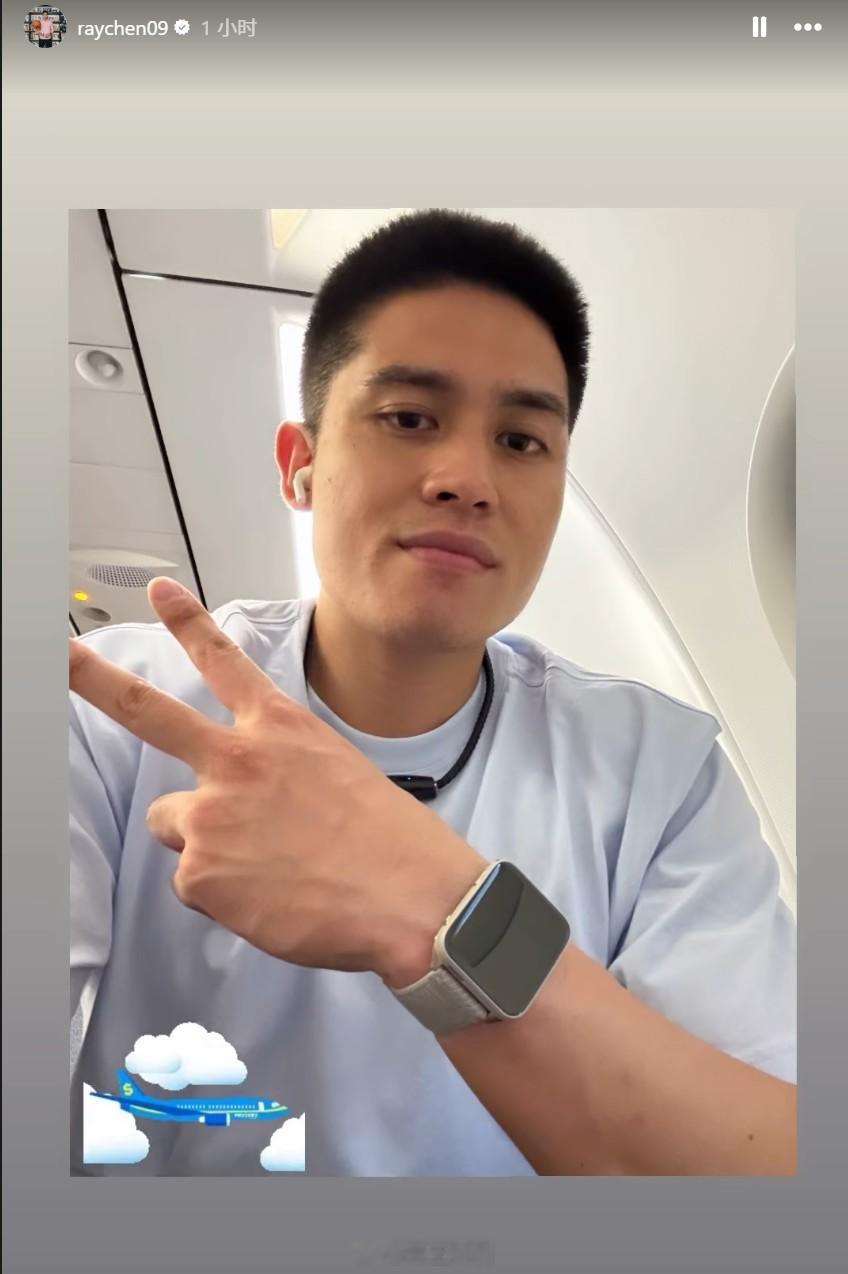 cba北京首钢[超话] 陈盈骏已经在回北京的途中！ ​​​