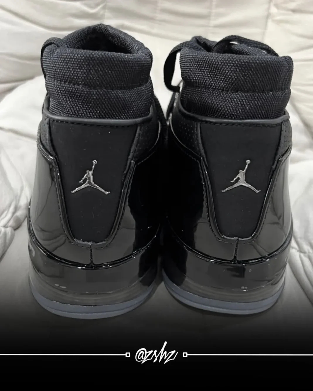 Air Jordan 17 Low “Black Patent”  清晰实拍曝光