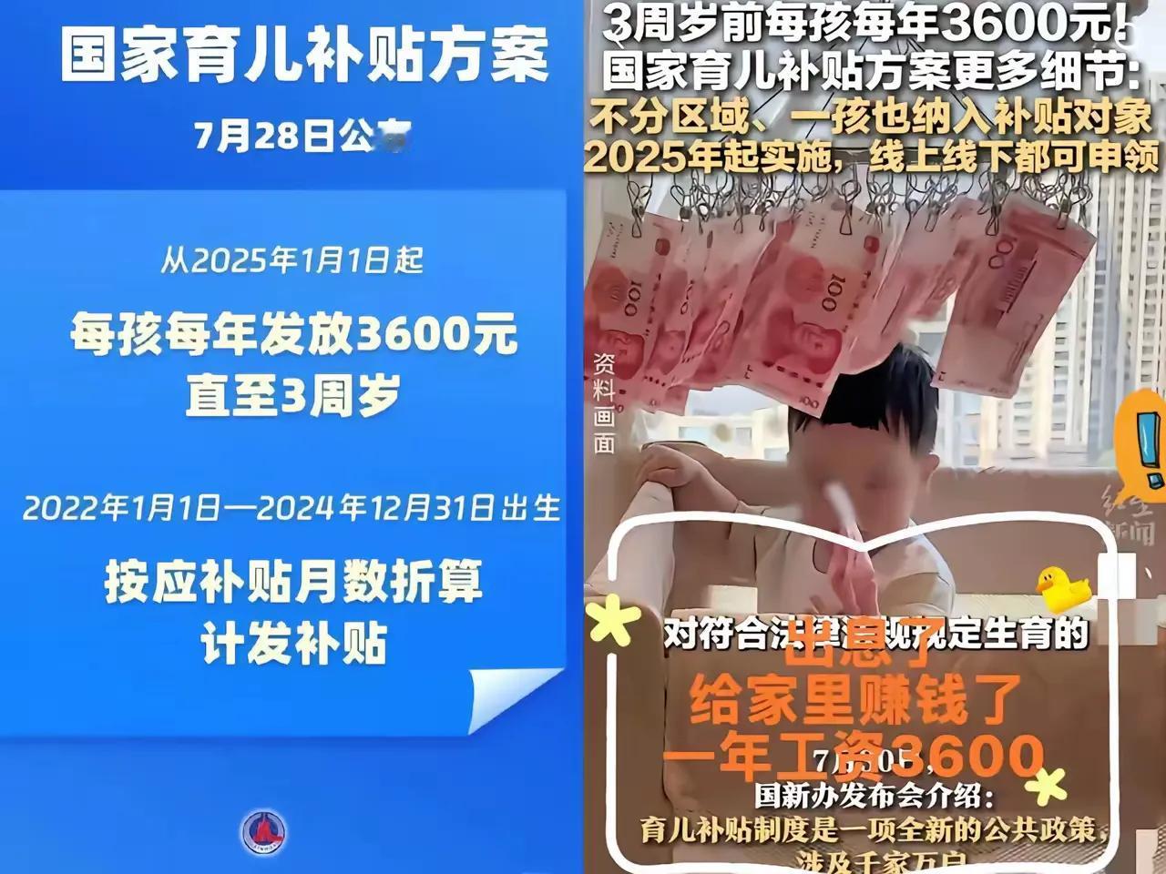 这3600块钱刚露头时，多少人拿着计算器扒拉，说够不够孩子半罐进口奶粉。真拿到手