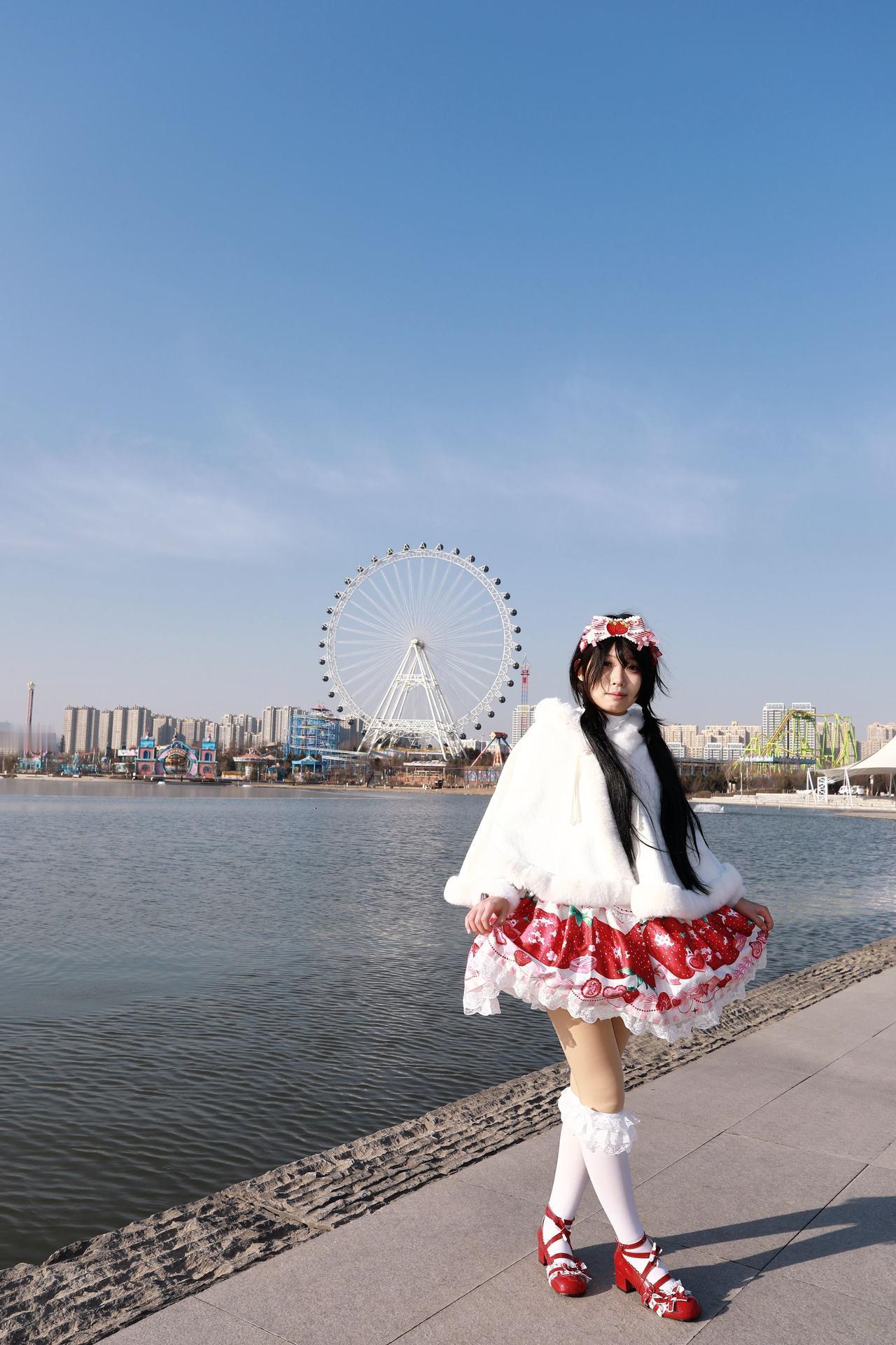 太原人像摄影约拍跟拍晋阳湖冬日人像原创原图直出照片