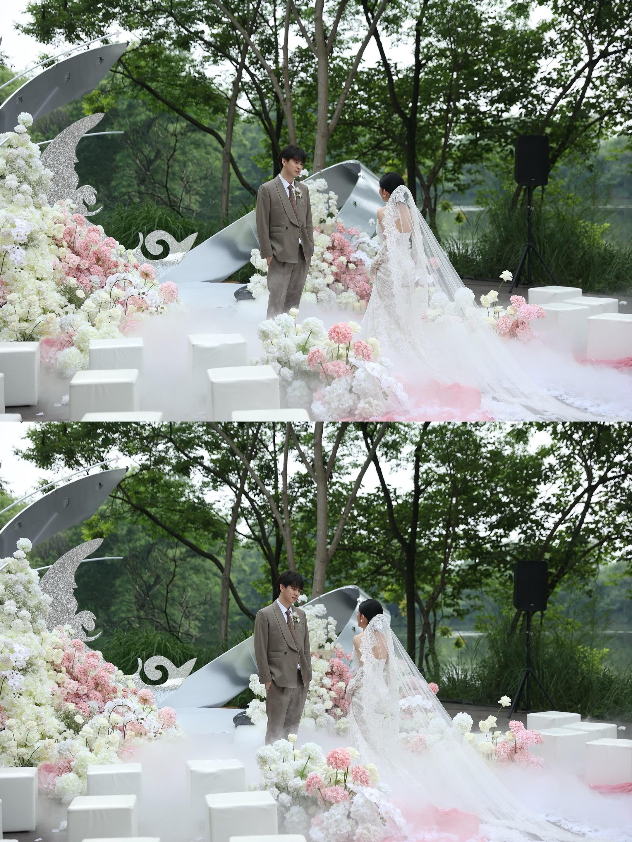 她说喜欢这样的婚礼。