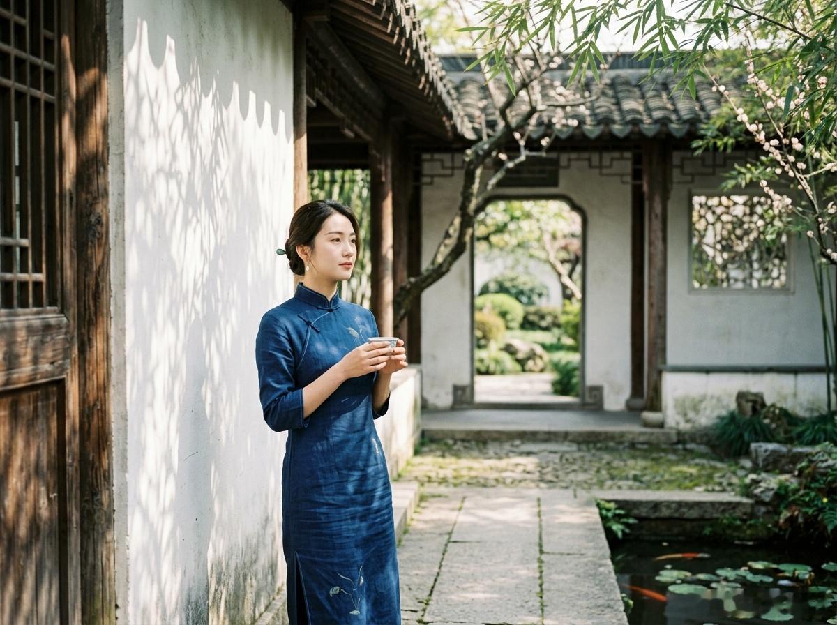 真正的惊艳，往往藏在克制里。🍂当中式美学的“减法哲学”遇见AI，没有繁复堆砌，