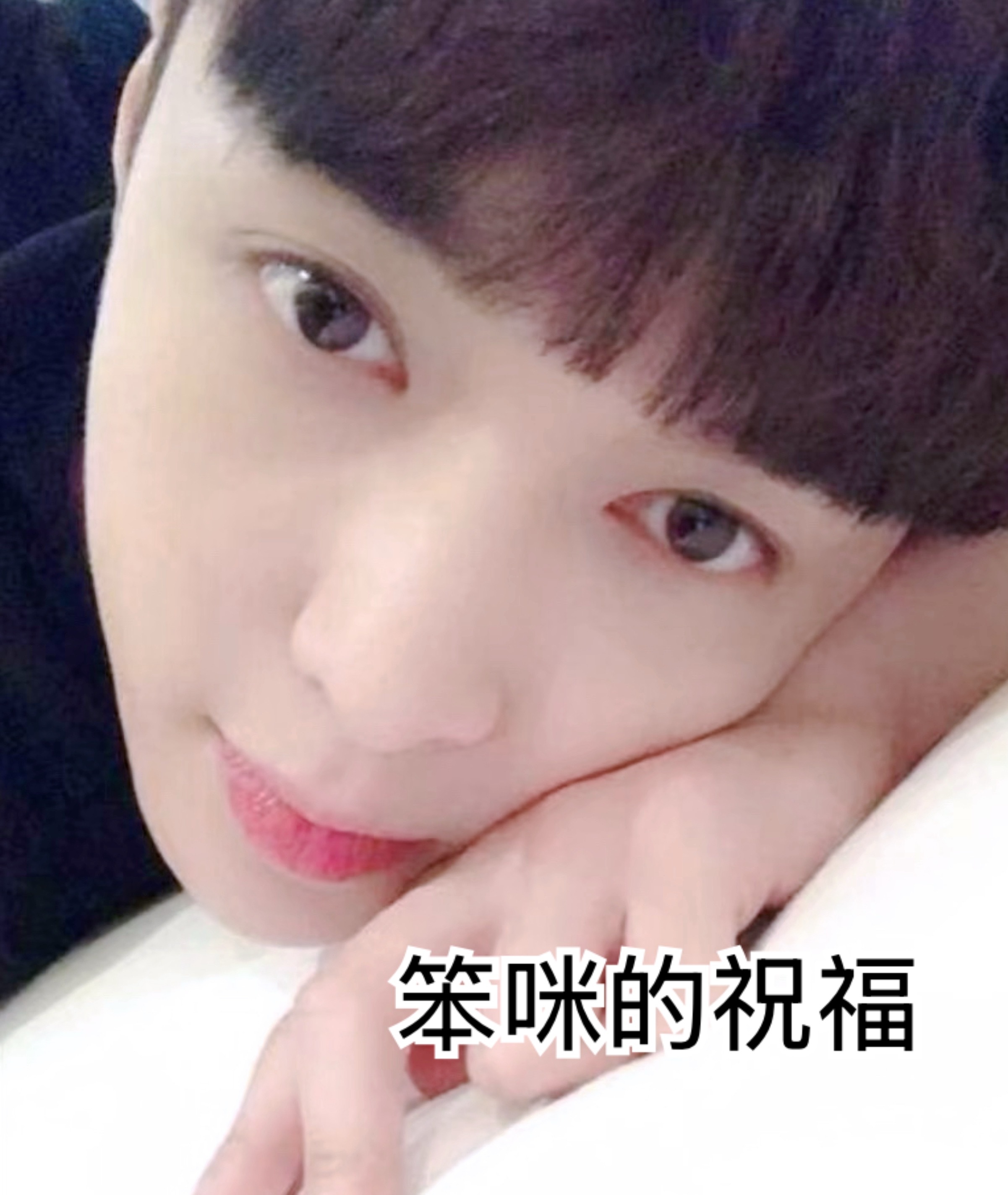 盯着别人打了两个喷嚏然后呆呆地喊bless的小笨咪实在太乖了