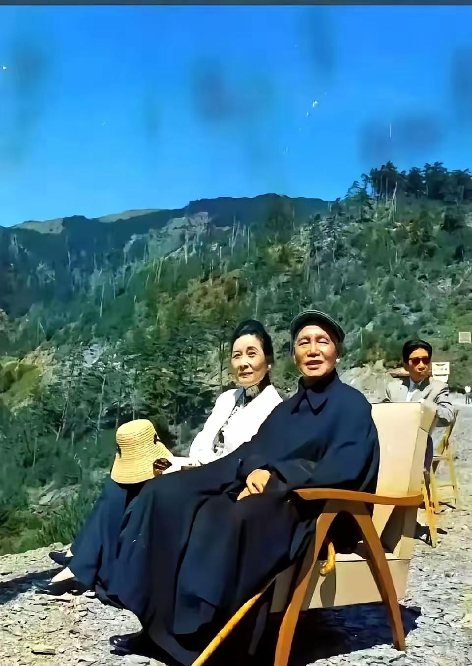 王铎：蒋氏夫妇坐在台湾的山上

这是他们的晚年生活。他们在看什么？是在看遥远的大