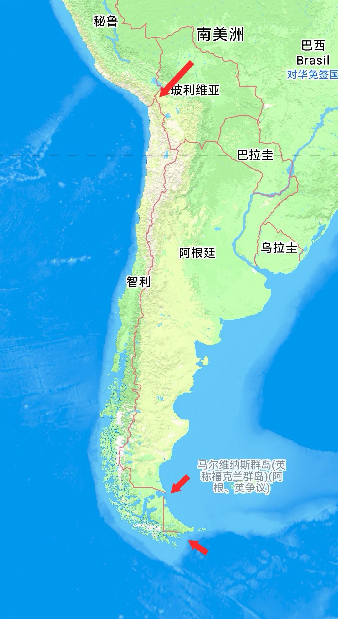 智利不愧是南美洲小霸，堵路够狠。不管玻利维亚，还是阿根廷，不给一寸太平洋海岸线。