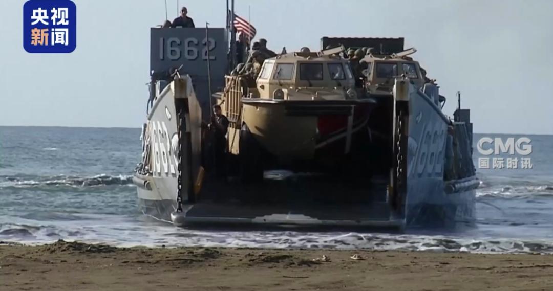美军正在加勒比地区加紧备战。12月5日，美军使用登陆艇将海军陆战队运送到波多黎各