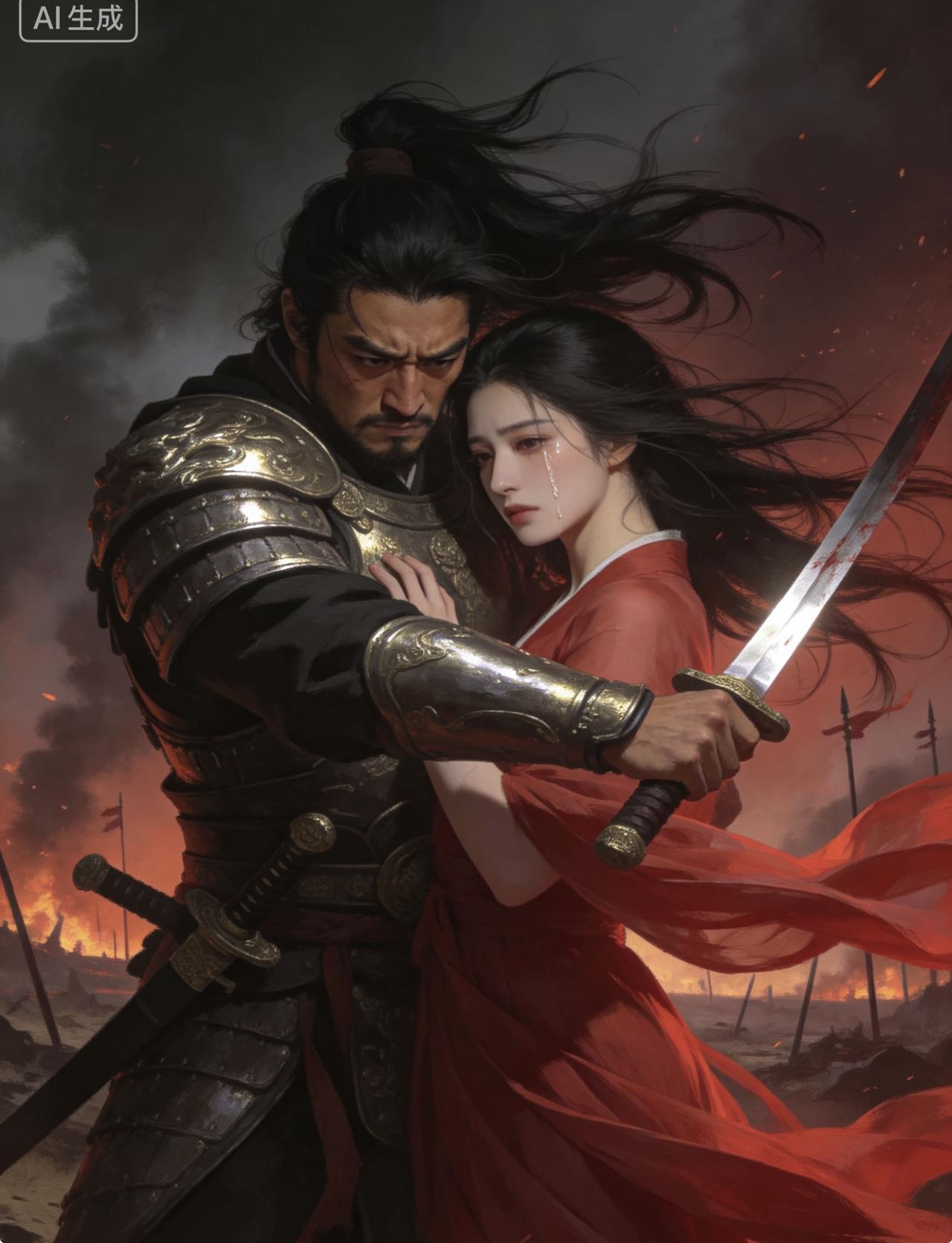 楚歌尽，虞兮殇——项羽与虞姬的生死绝恋

秦末烽烟四起，山河破碎。项羽以拔山扛鼎