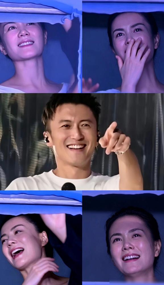 谢霆锋开演唱会，王菲低调现身，为了不引人注意，她没拍照，没有拿应援棒，却在谢霆锋