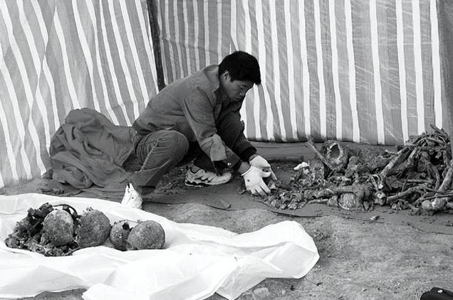 2010年，河南林州一口枯井挖出36具无头遗骸，头颅与躯干分离，死亡时间指向19