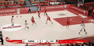 中国男篮新星王俊杰真是冲击力十足！在今天进行的一场中国男篮和塞尔维亚OK FMP