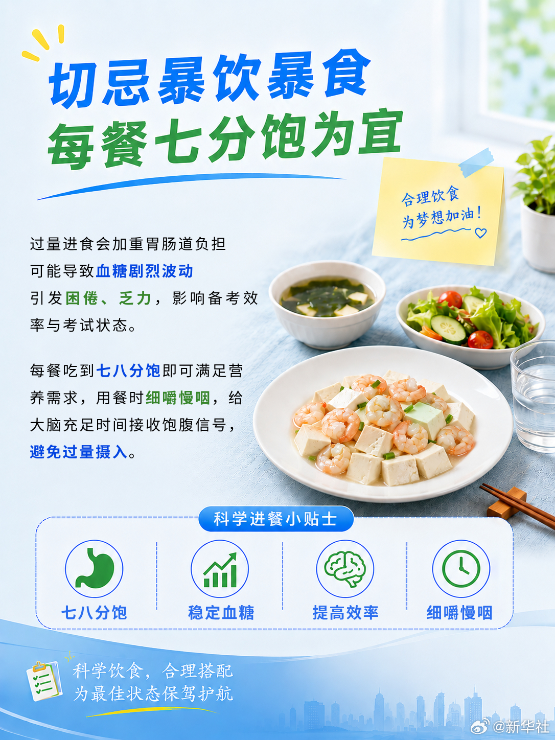 【转发提醒~考前应该怎么吃】收藏这份高考饮食指南 后天就高考了，如何搭配一日三餐