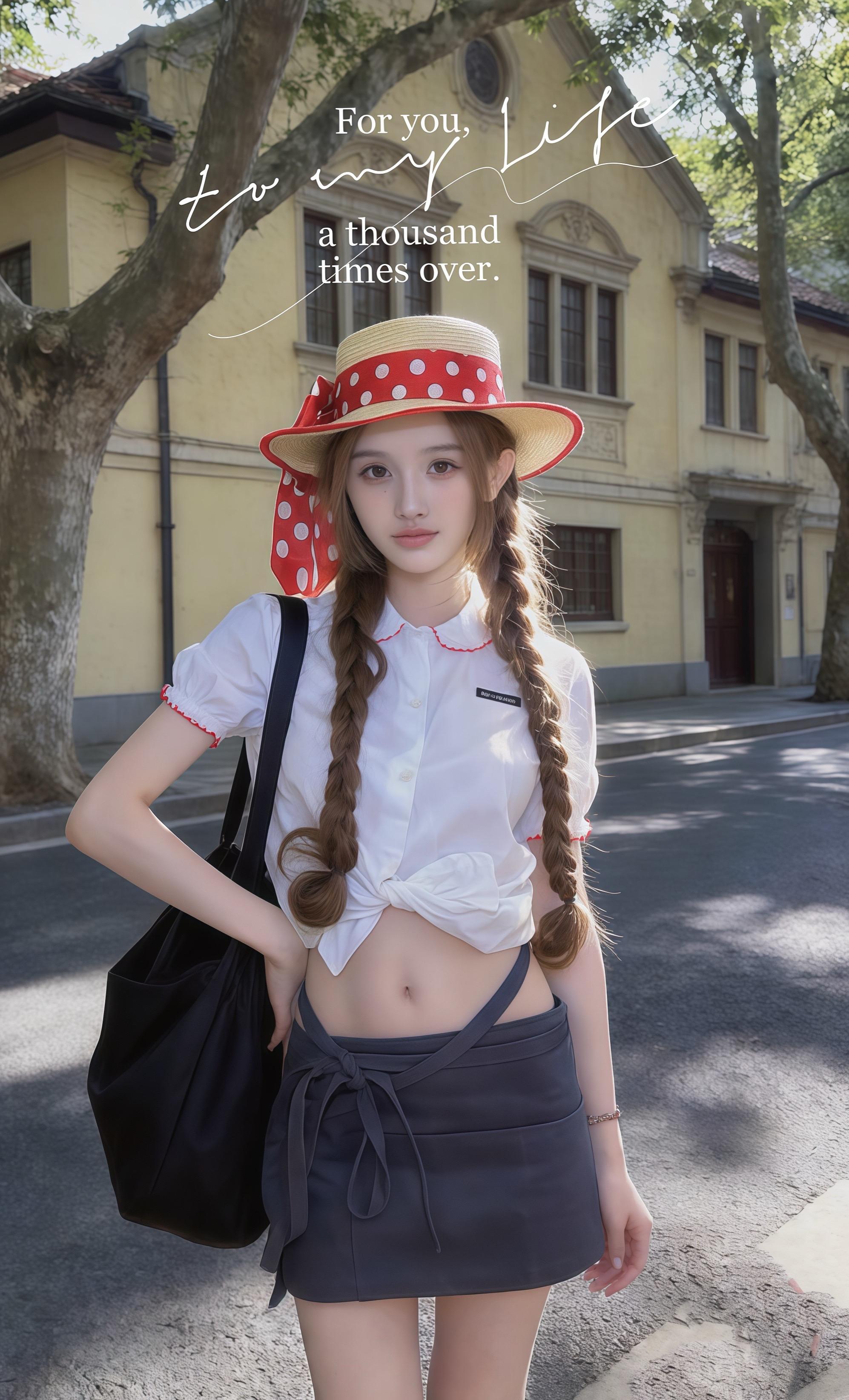 辣妹穿搭 夏日清新休闲穿搭分享