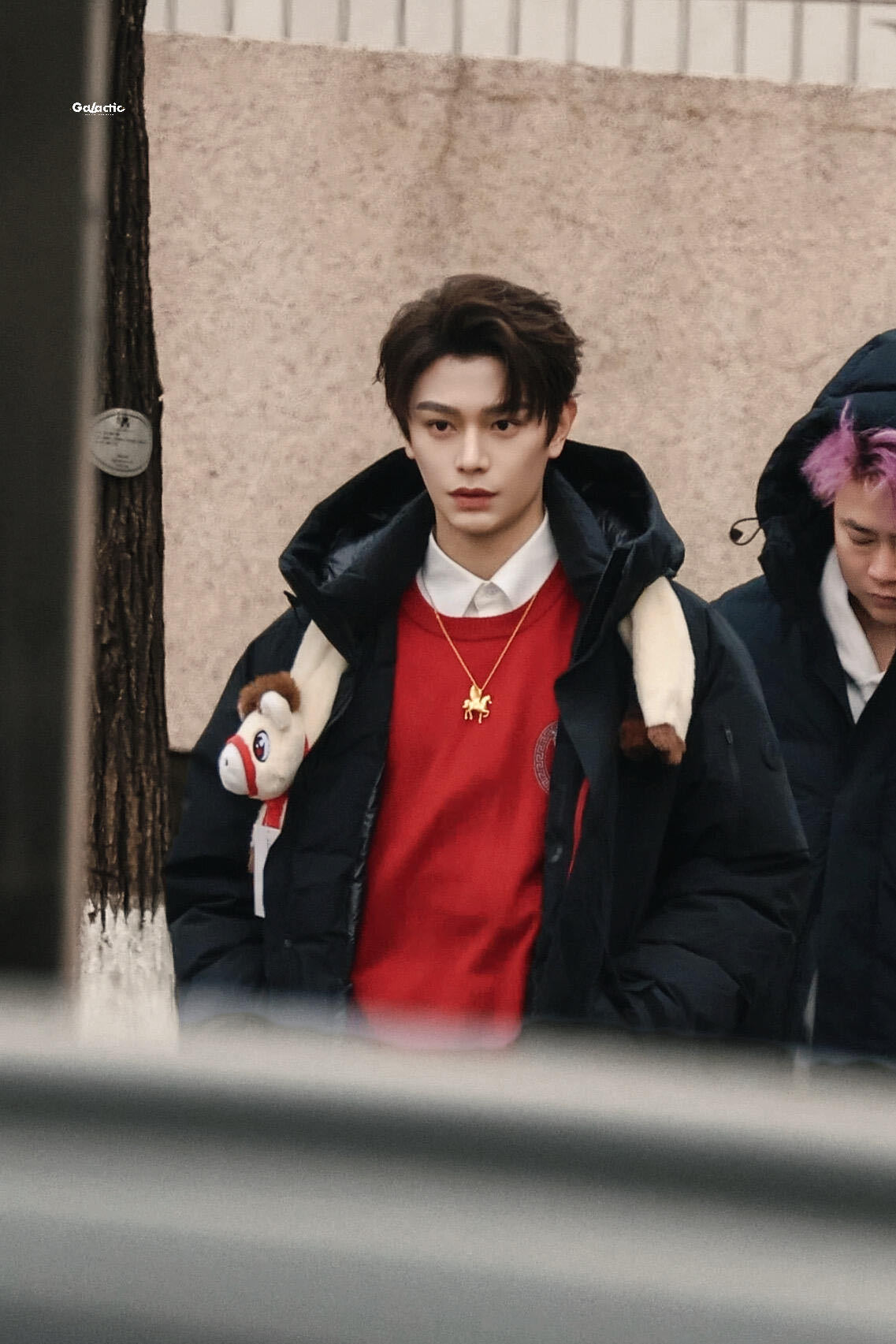 丁禹兮春晚联排穿红毛衣背小马包 红毛衣配小马包也太懂新年搭配了吧！新年的红红火火