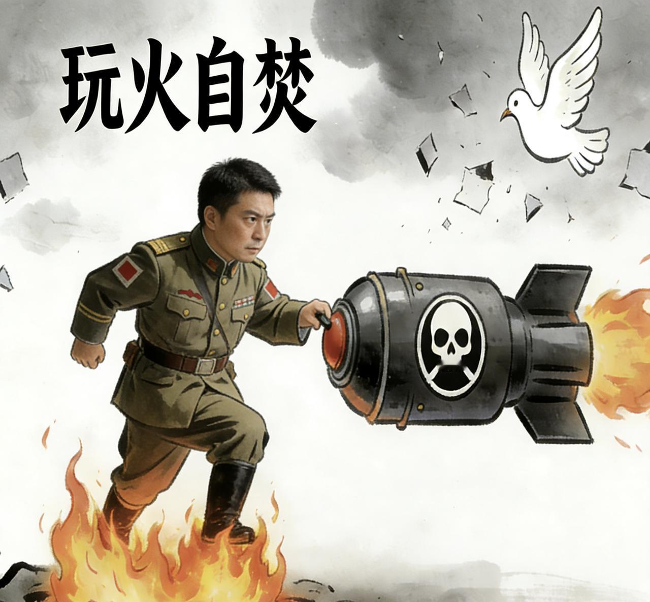 日本拥核之日，便是其灭亡之时
 
日本右翼势力妄图染指核武器的狼子野心，早已昭然