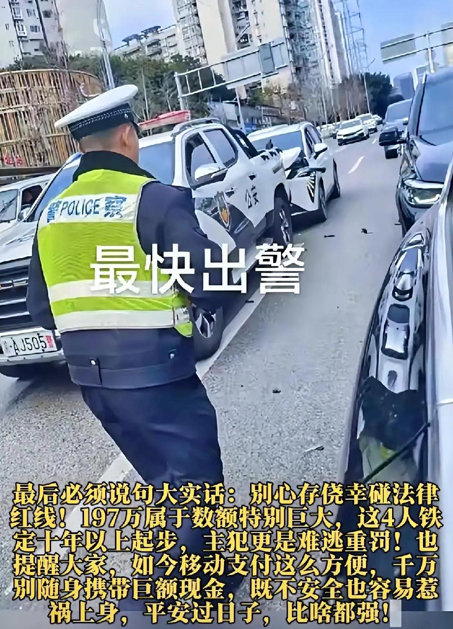 光天化日之下，竟然有人敢直接抢劫197万现金，这胆子也太大了！

江苏泰州一位老