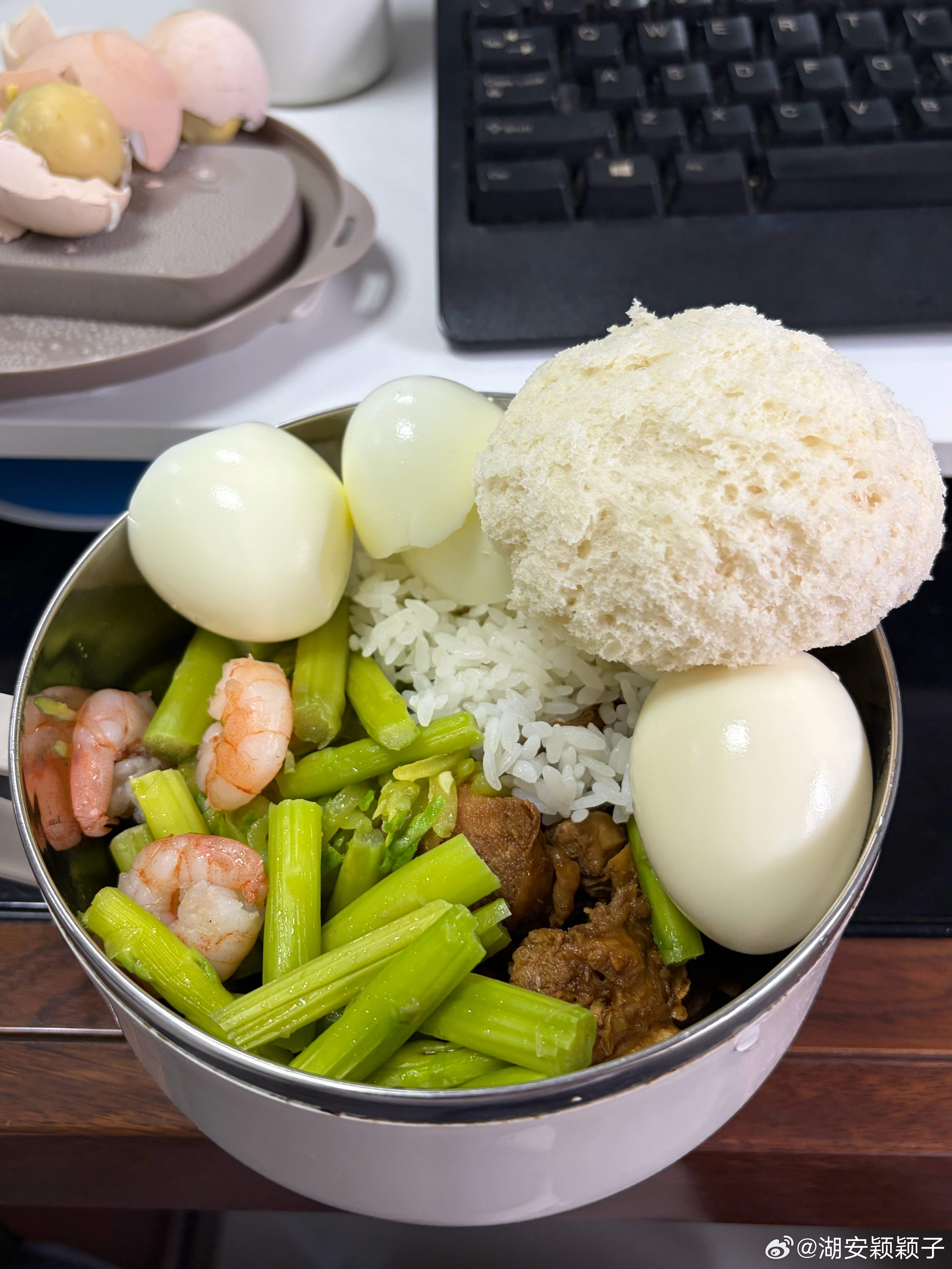 馒头真好吃 