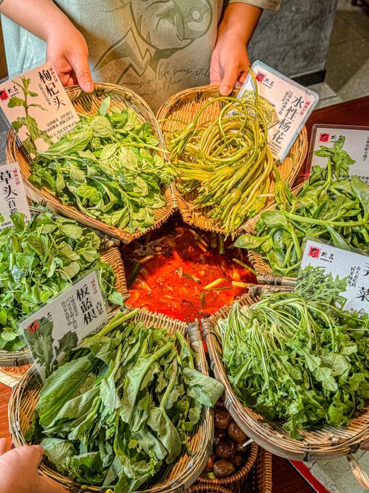上海你太厉害了！！！竟然🈶纯绿⽕锅🌿