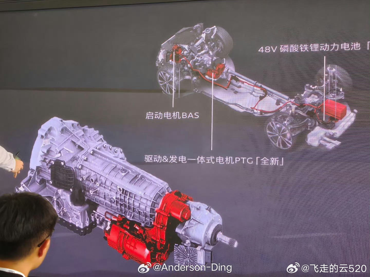 上汽奥迪A5L上市正式售价25.59万对奥迪A5L最感兴趣的就是48V mhev
