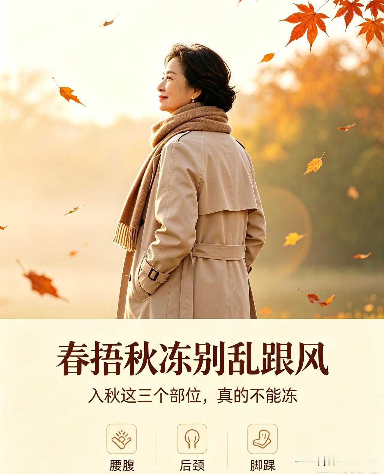 秋冻不是硬扛着凉，这3个部位千万别冻着
 
老一辈常说春捂秋冻。
从前我也误以为