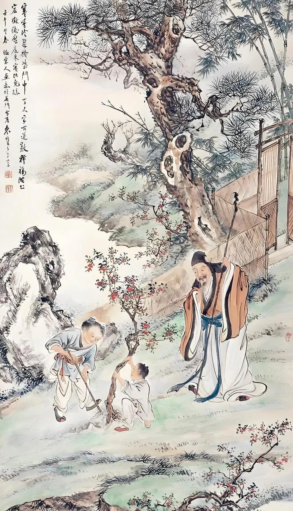 工笔人物画欣赏