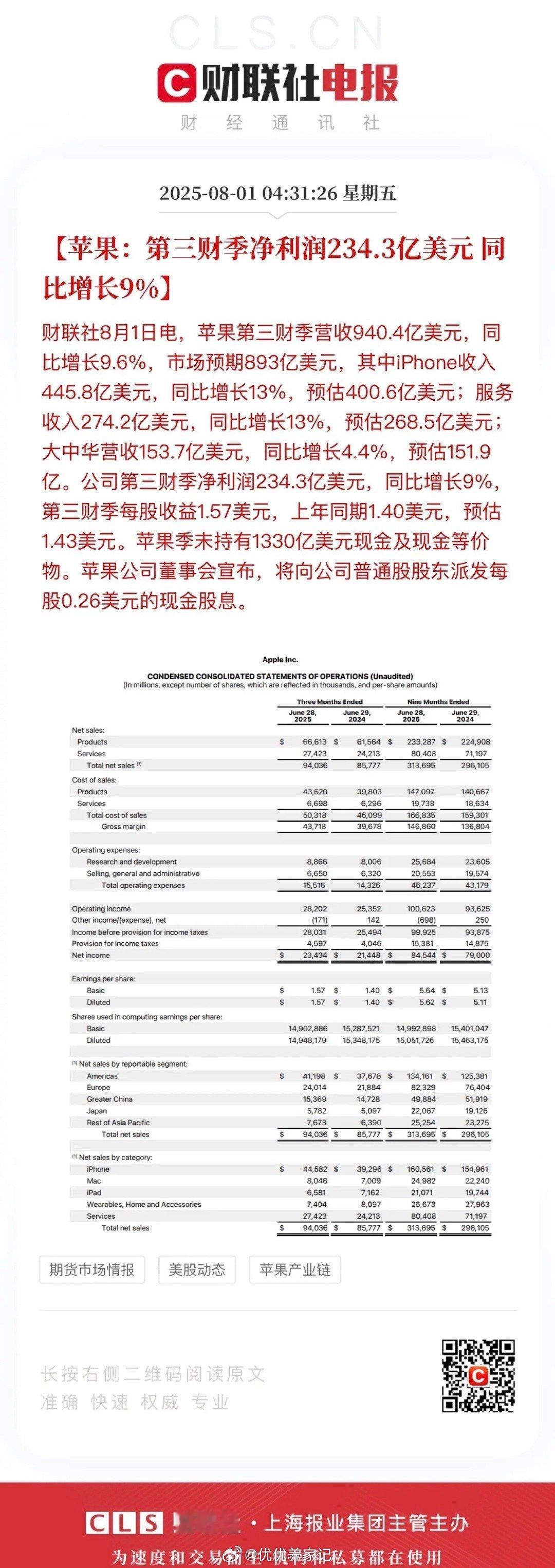 这些年在观察股市的时候，会发现美股存在一个特别有趣的现象：就拿苹果来说吧，它的业