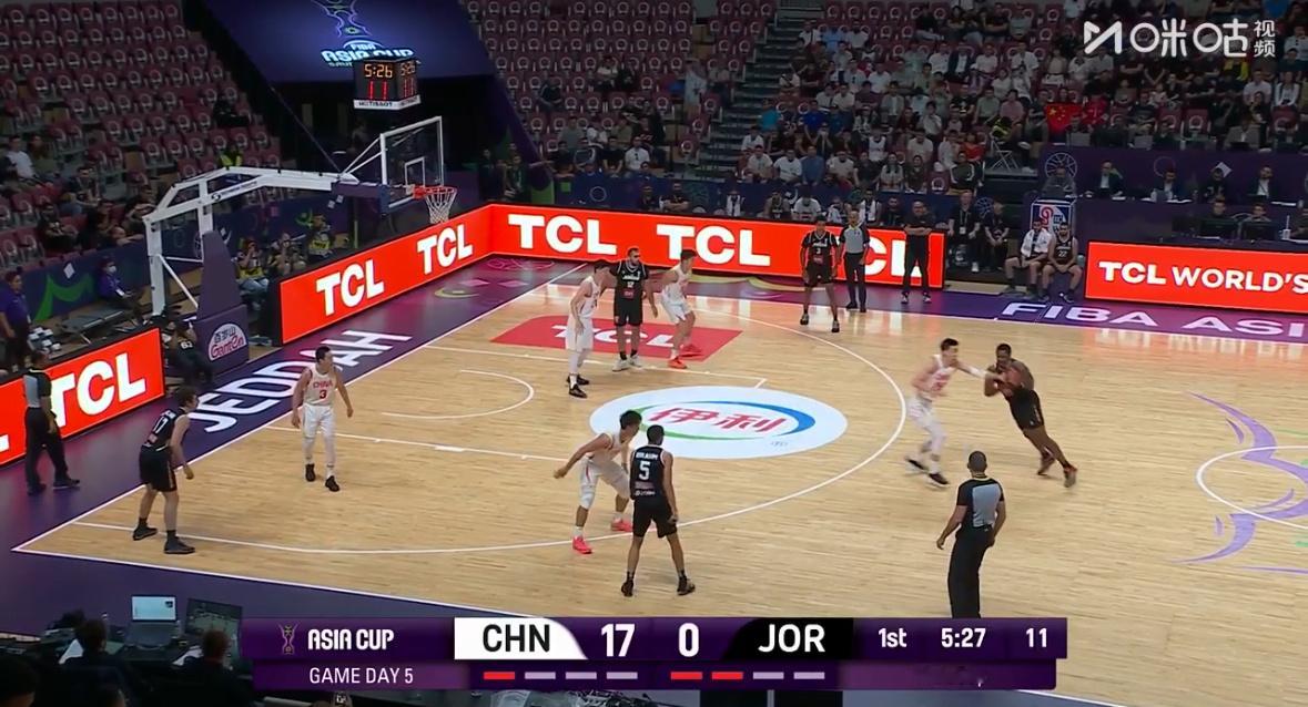 男篮上来打了约旦17-0！！！！ ​​​