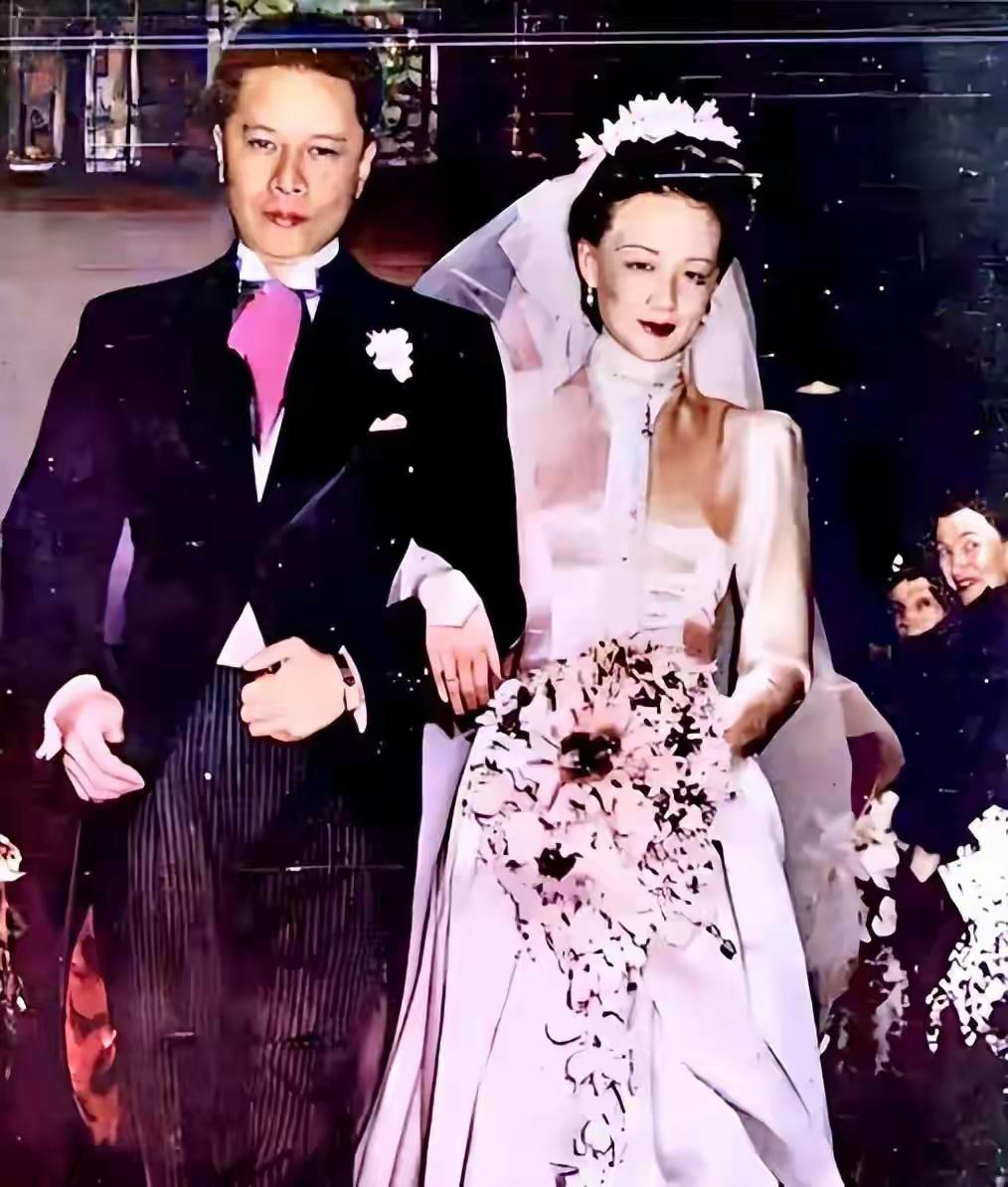1941年，35岁宋子安迎娶名媛千金胡其瑛，两人郎才女貌，天作之合，婚后育有2子