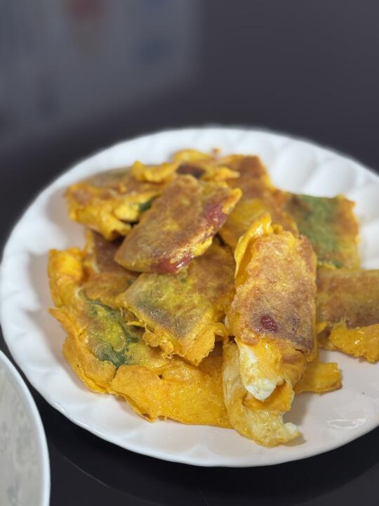 蛋煎年糕