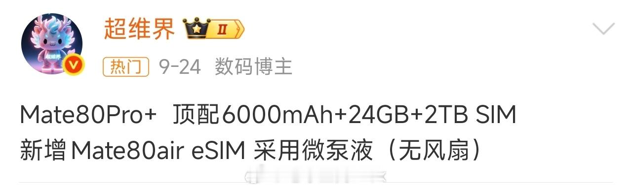 华为也Air上了？这下eSIM总该落地了吧[允悲] ​​​