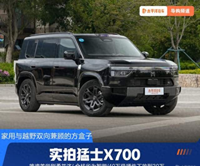 猛士X700：方盒子烂大街，它想搞点不一样的，真能成吗？
