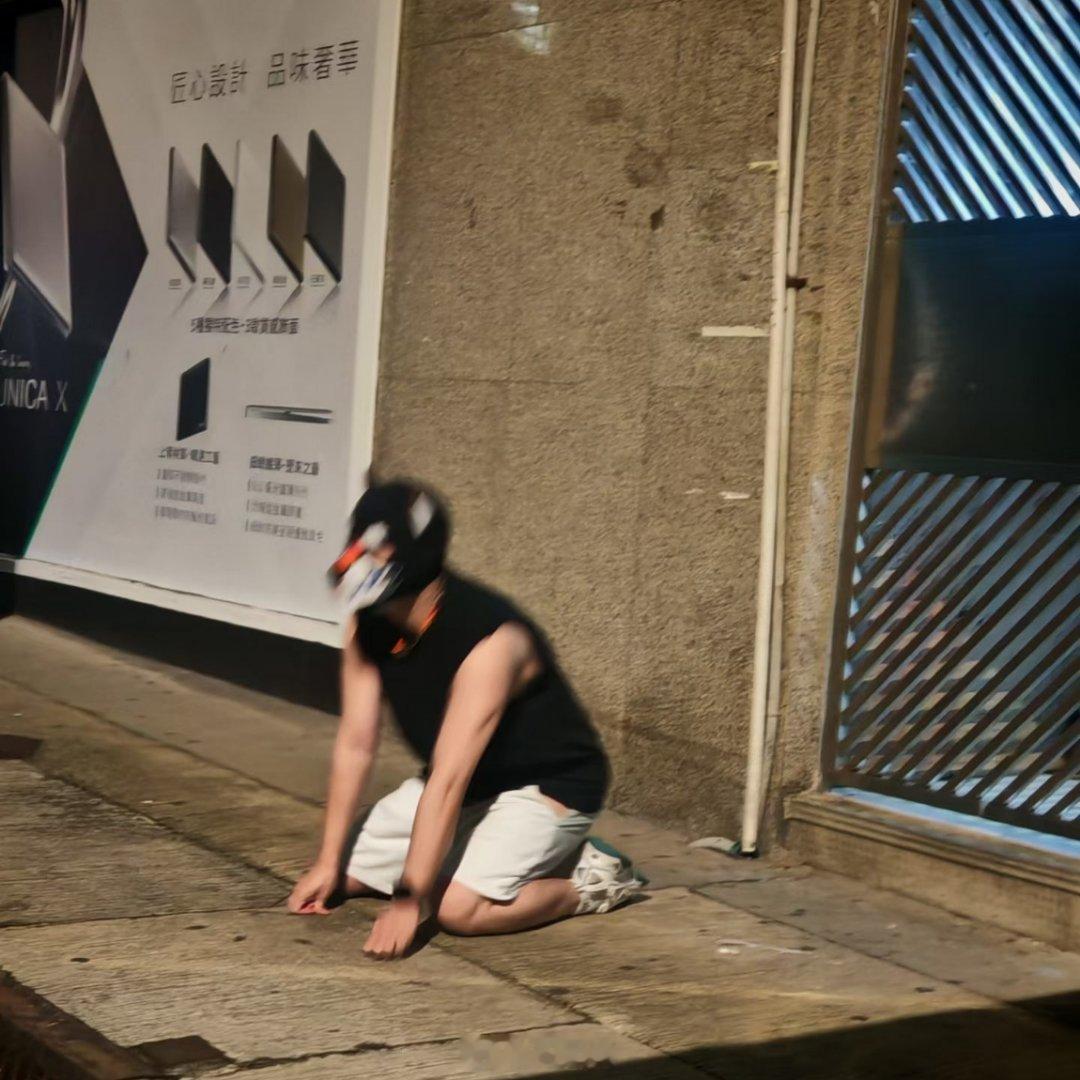 路边有一只小狗[doge][doge][doge] ​​​