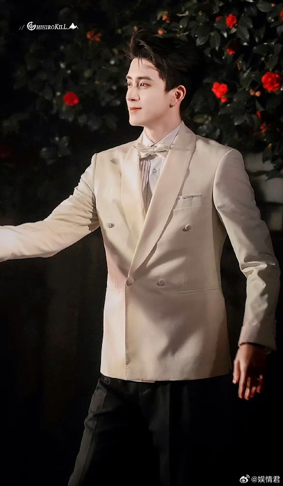 敖瑞鹏我这里有个婚需要你过来结一下好俊的新郎官啊敖瑞鹏不二之臣婚礼白西装路透敖瑞