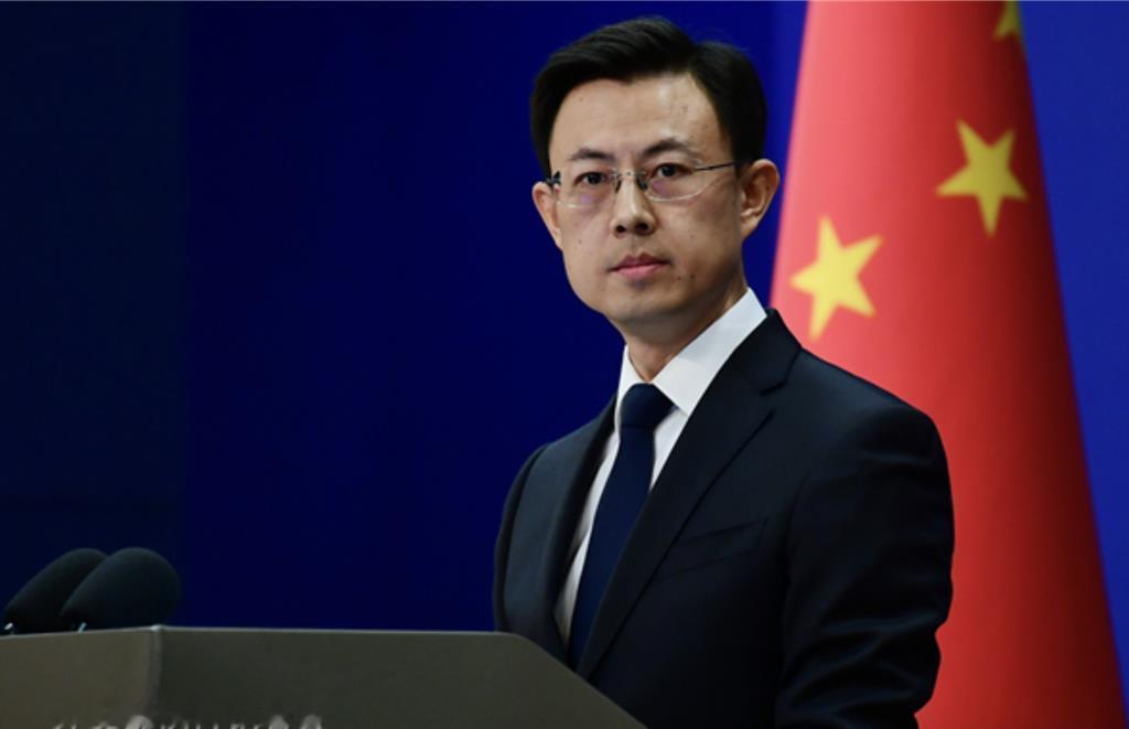 就在刚刚，

中国外交部发表声明，

5月14日，外交部发言人郭嘉昆主持例行记者