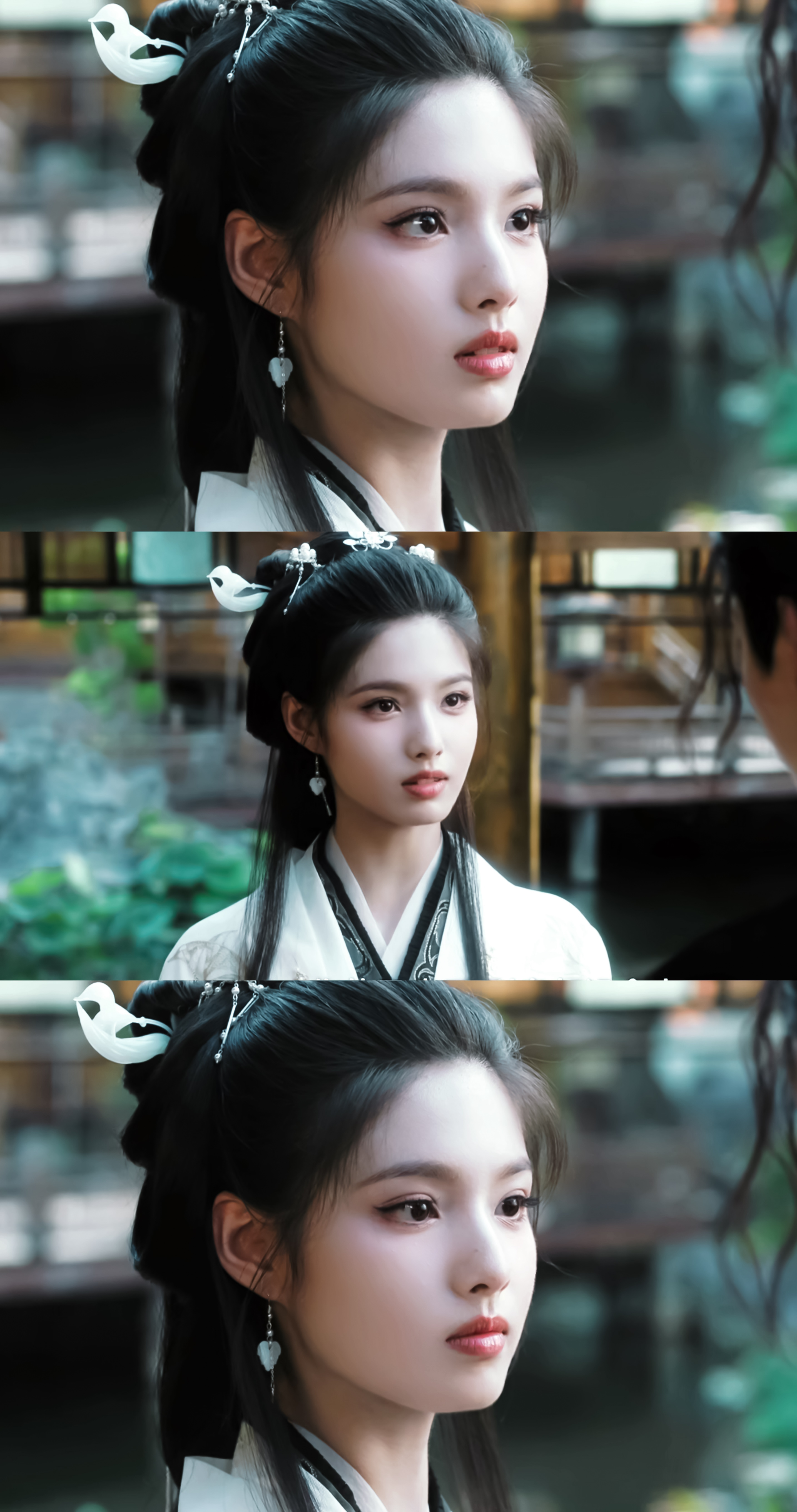 艾米 谢嘉鱼这套完全小龙女来的太美了、雀骨