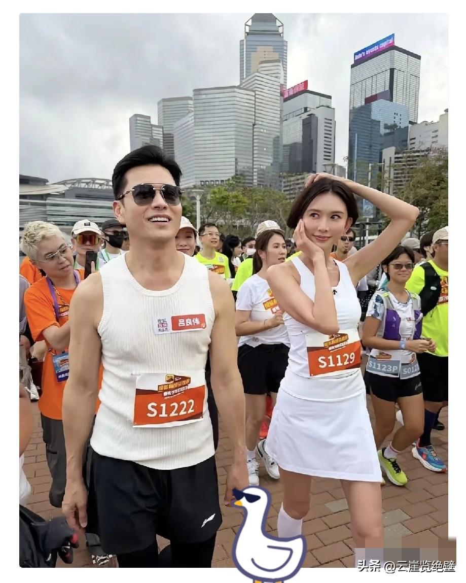 果然还是女人最懂女人，我问闺蜜，香港马拉松上，为什么林志玲用这种眼神看吕良伟啊？