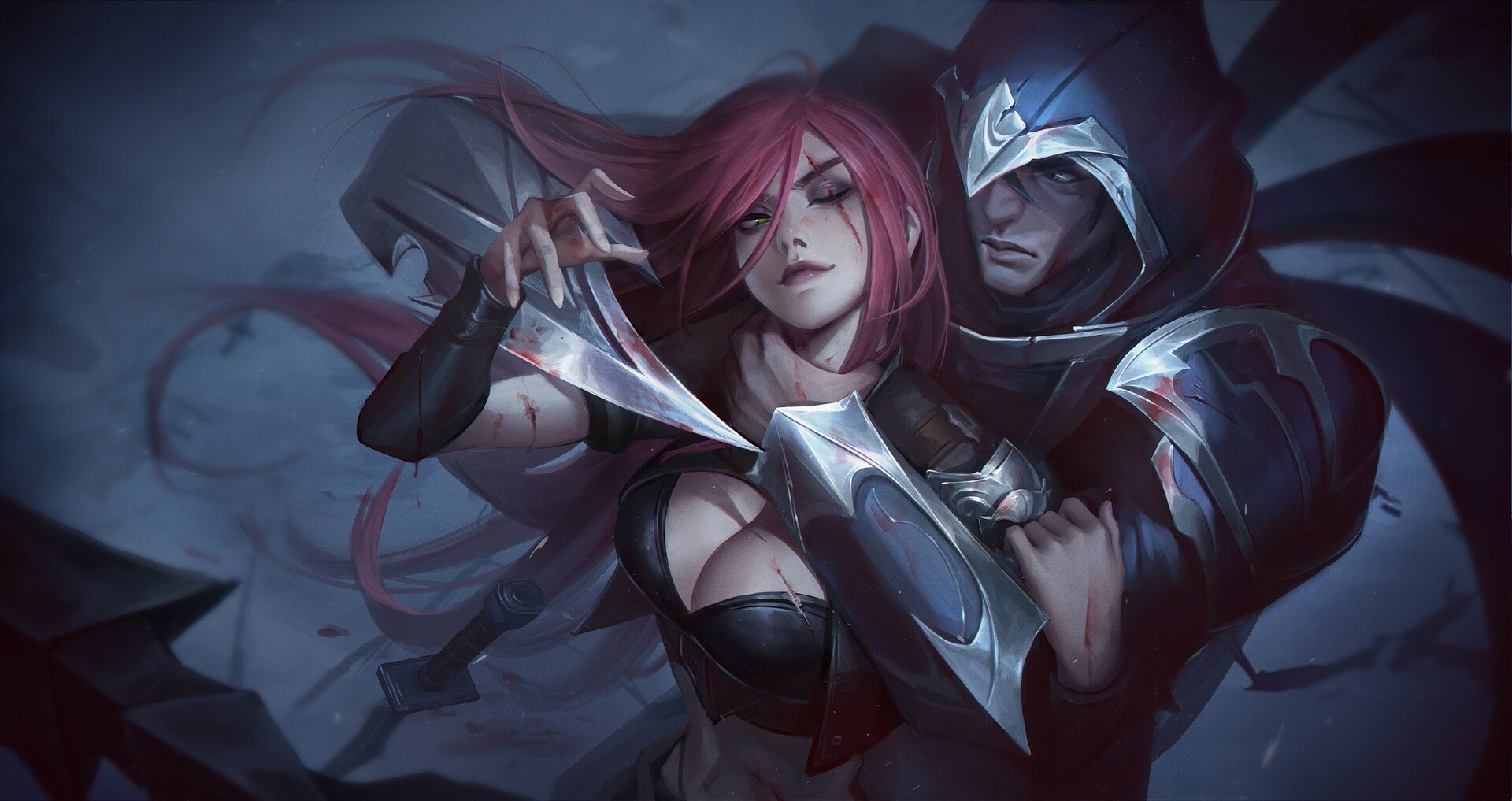 卡特琳娜&泰隆（cr:AGuo）英雄联盟 ​​​