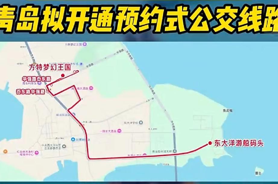 为满足青岛市城阳区红岛街道东大洋游船码头启用后游客的出行需求，自2026年6月1