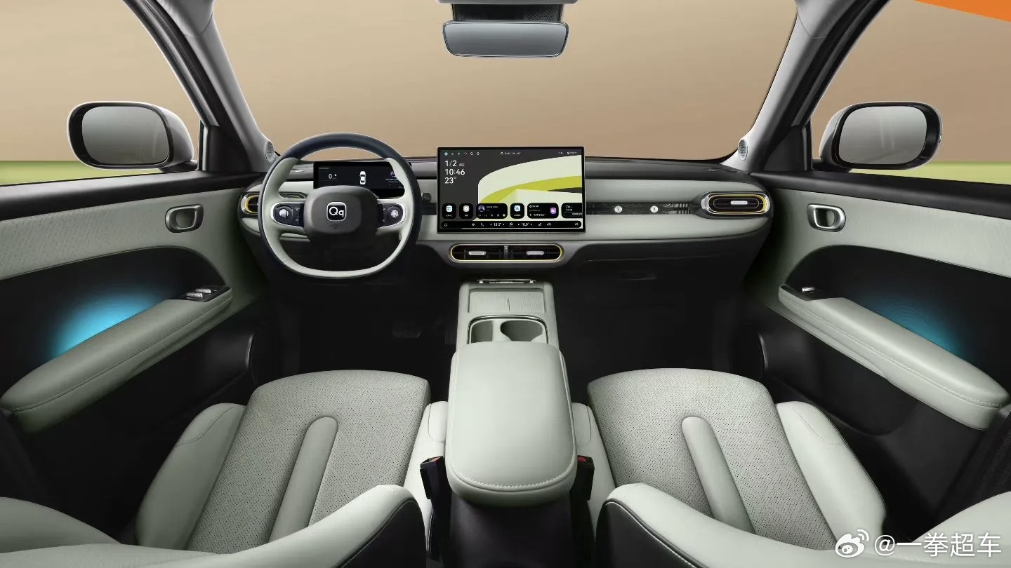 奇瑞QQ3真便宜呀，外形内饰好看才589起步，又是后置后驱多连杆，星愿最大的对手