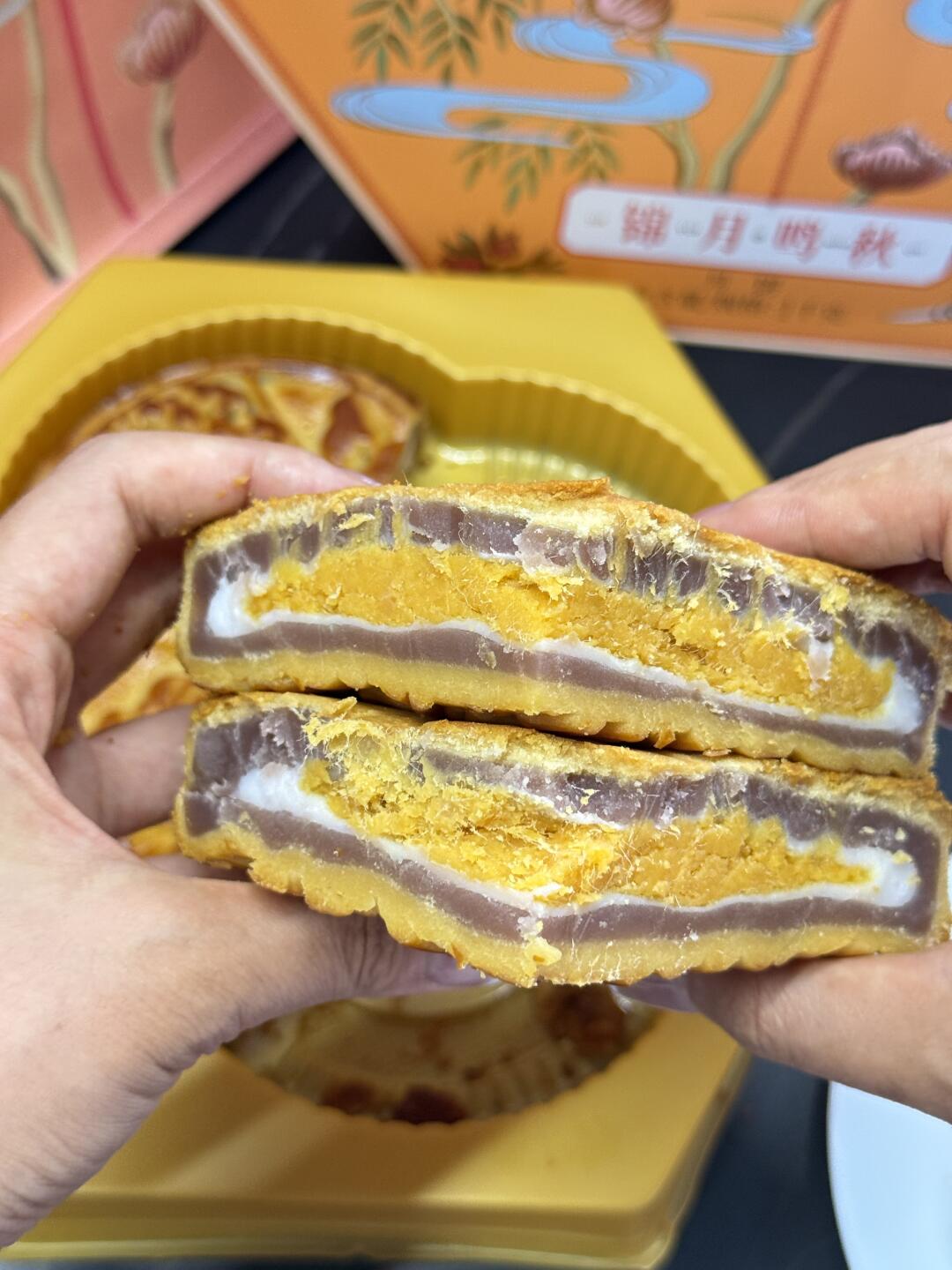 💥1kg巨物预警‼️月饼切开直接封神‼️‼️