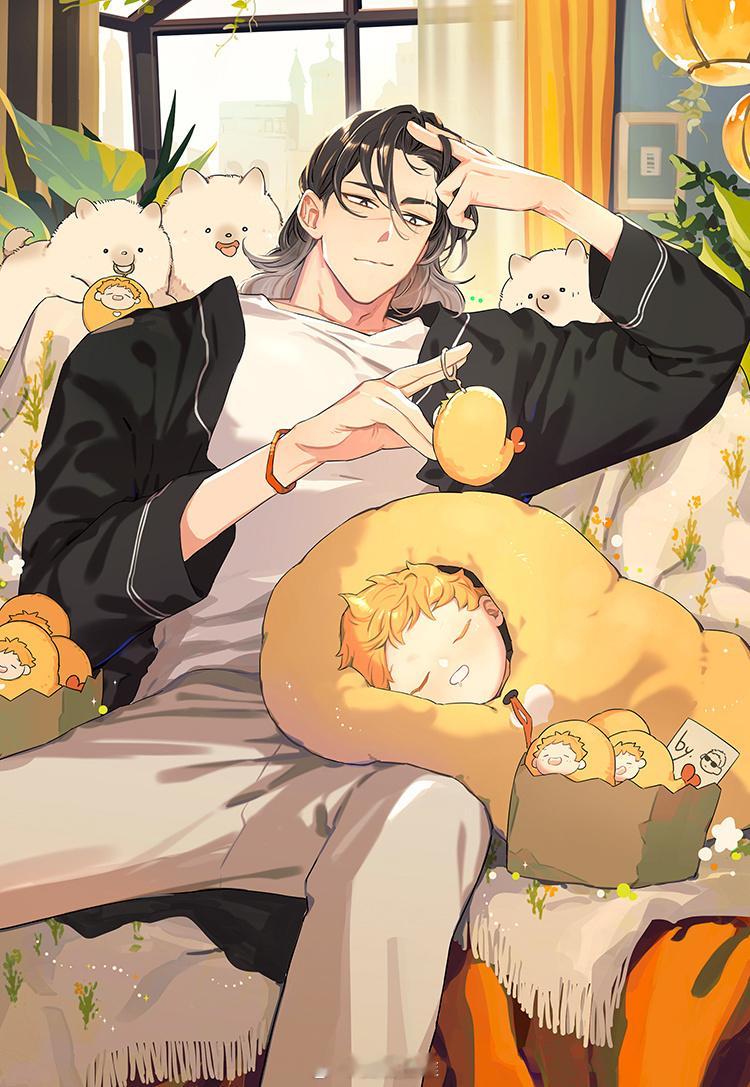 捡了东西的狼狼王就是要给小土豆所有的爱！！二次元漫画 Cr：麻尾 